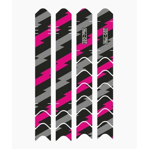 Muc-Off Chain/Seat Stay Protector Kit MTB - Pink 3 Muc-Off Chain/Seat Stay Protector Kit MTB - Pink